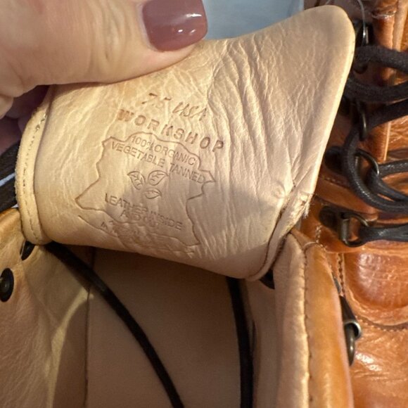 BED STU Brown Honor Lace Up High Top Sneakers - Picture 3 of 5